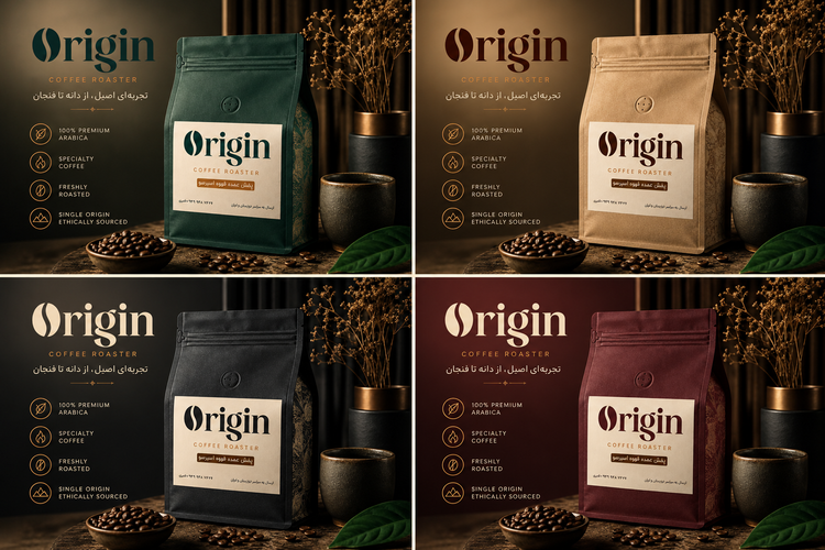 میکس ربوستایorigin coffee 8020